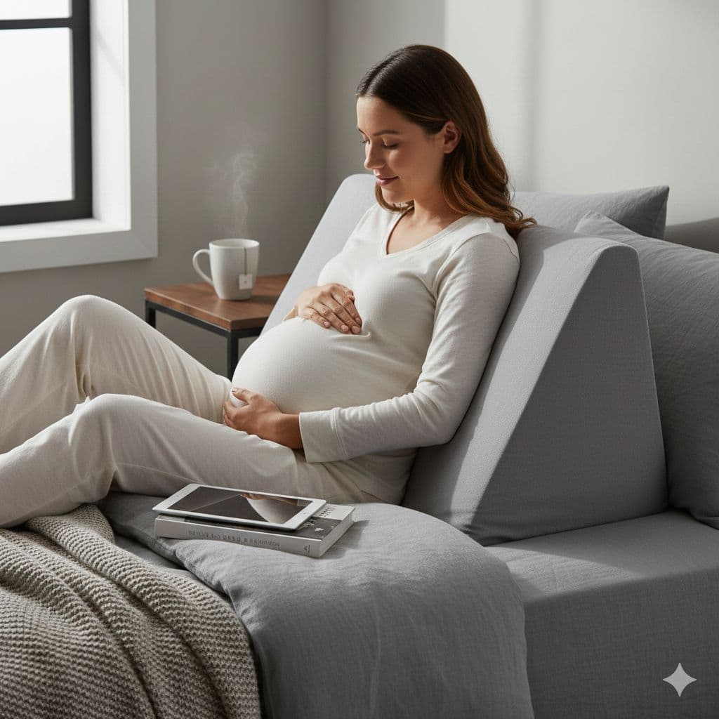 Leg Elevation Pillow for Pregnancy | Reduce Swelling, Improve Sleep & Circulation