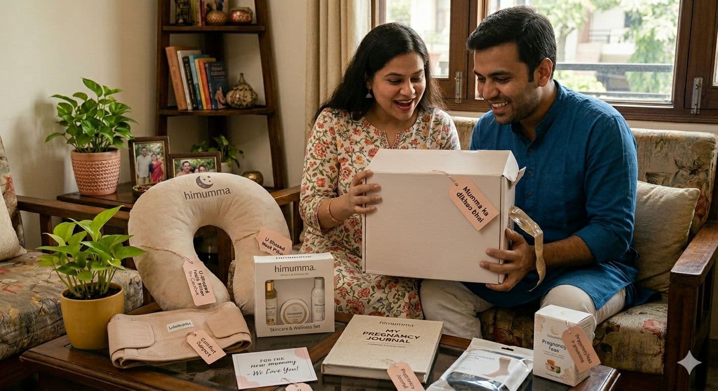 Pregnancy gift ideas for first time moms focusing on comfort care and emotional support